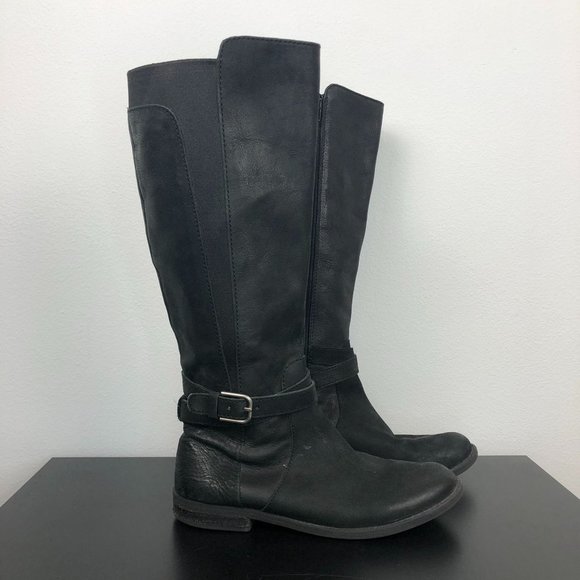 Lucky Brand Black Tall Riding Boots 7M - Picture 1 of 13